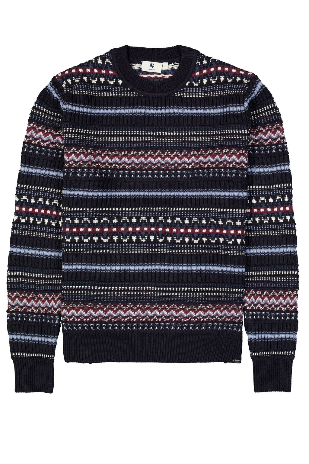 Strickpullover im Fair-Isle-Muster von Garcia