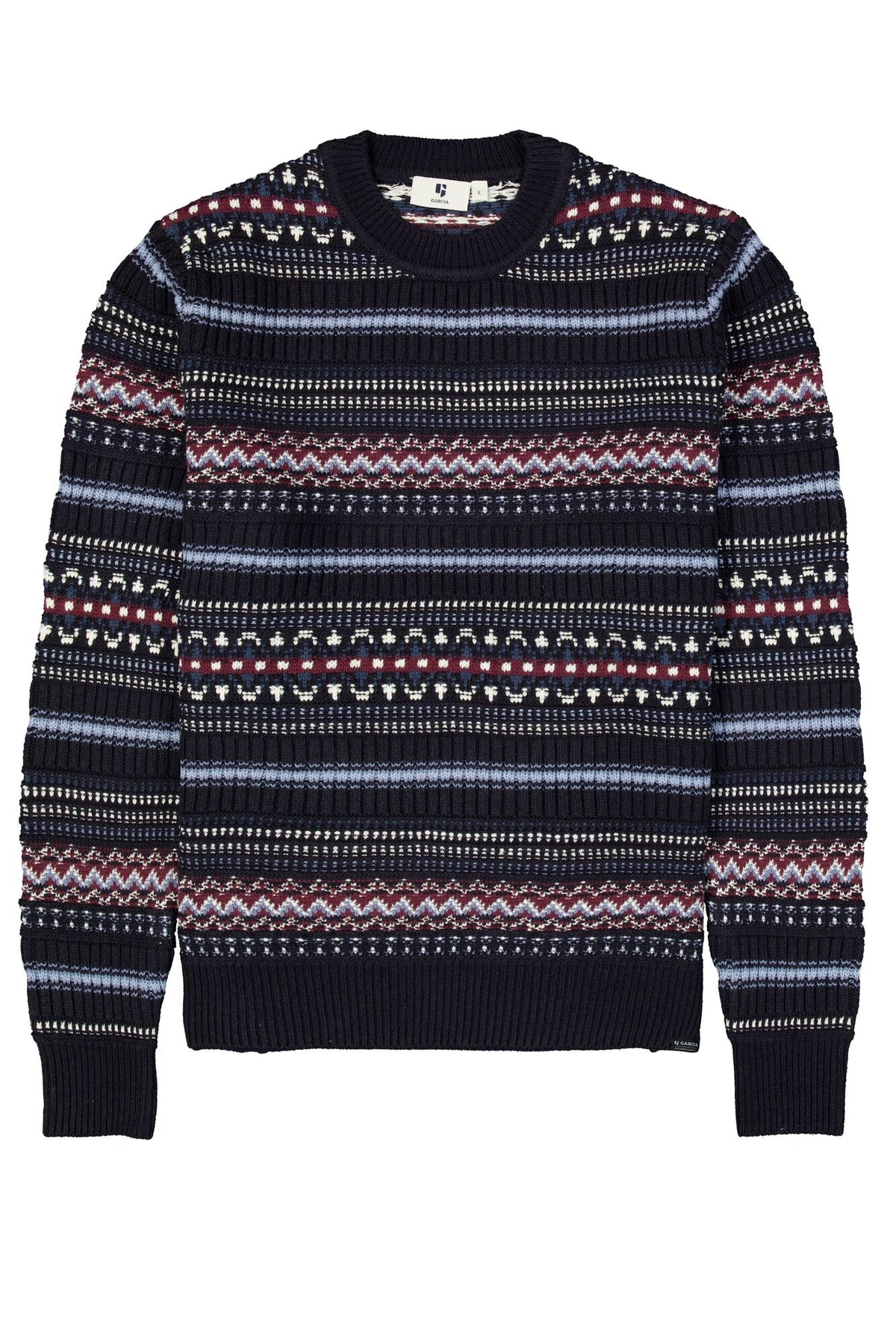 Strickpullover im Fair-Isle-Muster von Garcia