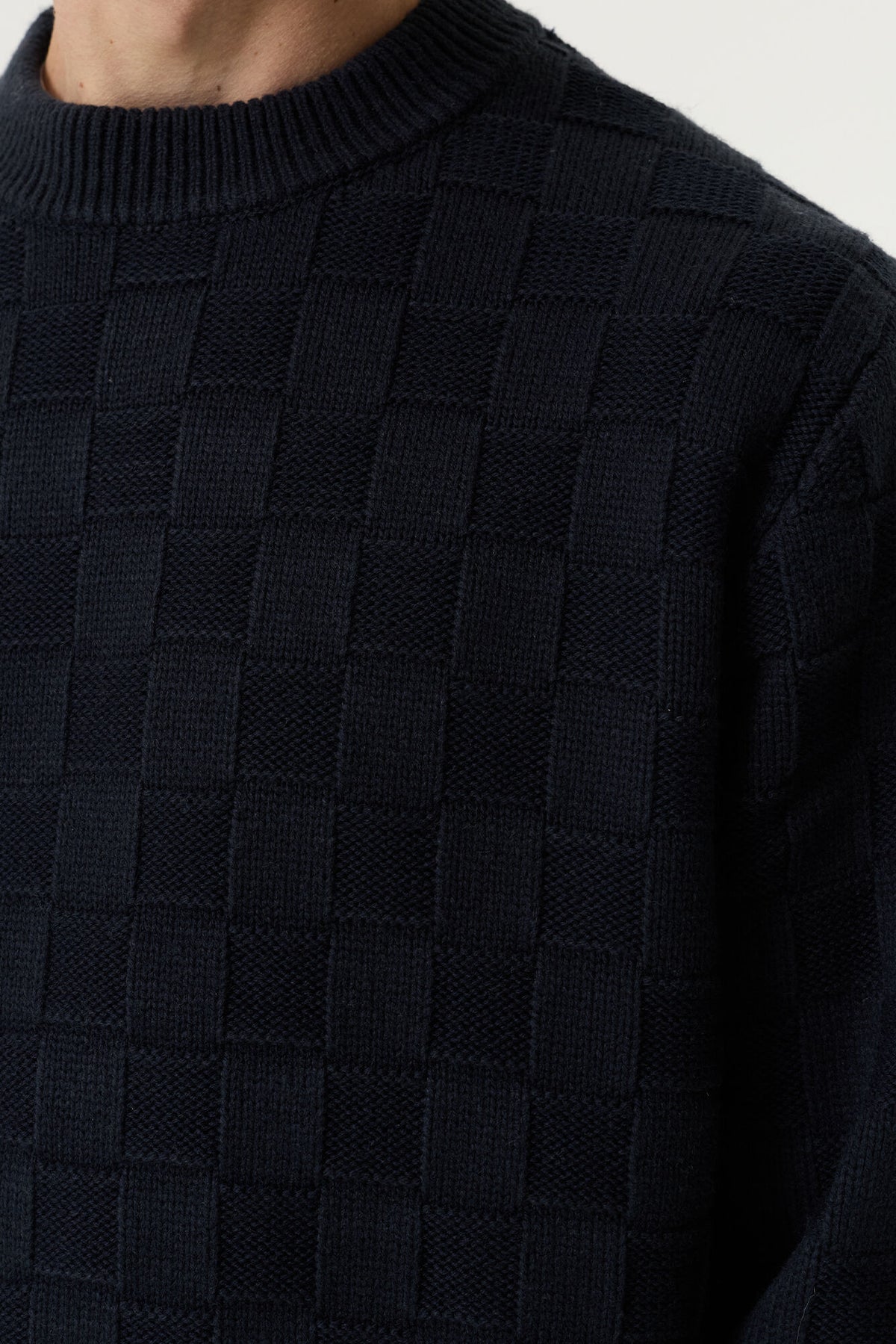 Strickpullover mit Rautenstruktur von Garcia