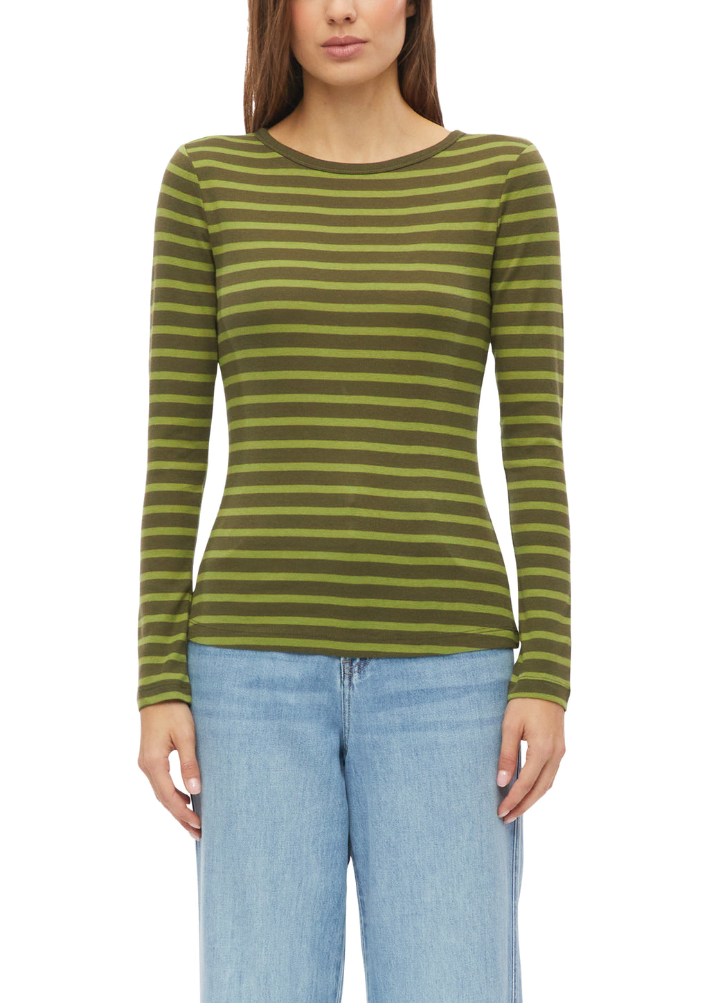 Gestreiftes Longsleeve im Slim Fit von s.Oliver