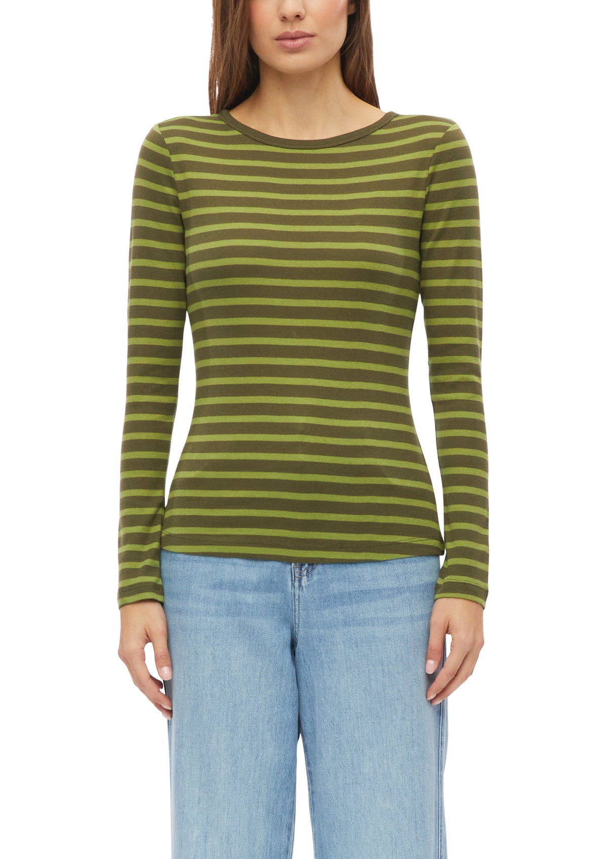 Gestreiftes Longsleeve im Slim Fit von s.Oliver