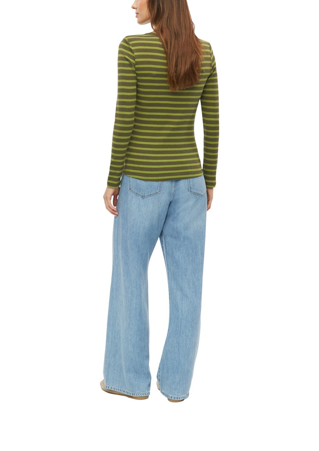 Gestreiftes Longsleeve im Slim Fit von s.Oliver