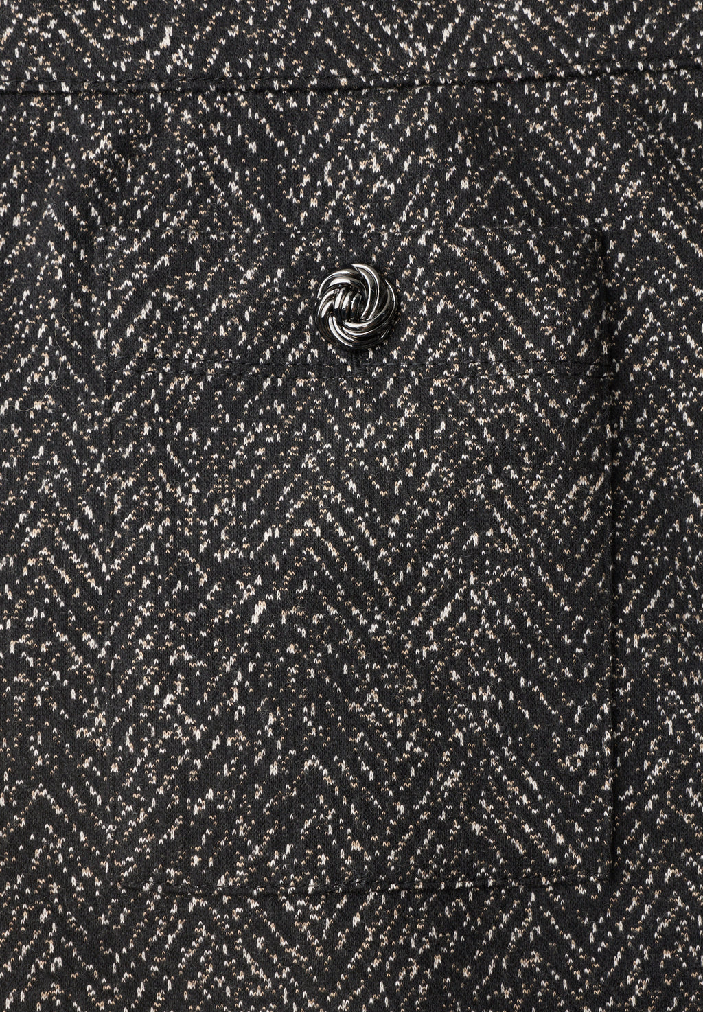 High Waist Wide Leg Hose im Herringbonemuster von Street One