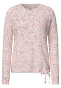 Pullover mit Rundhals und Space Dye Muster von Cecil