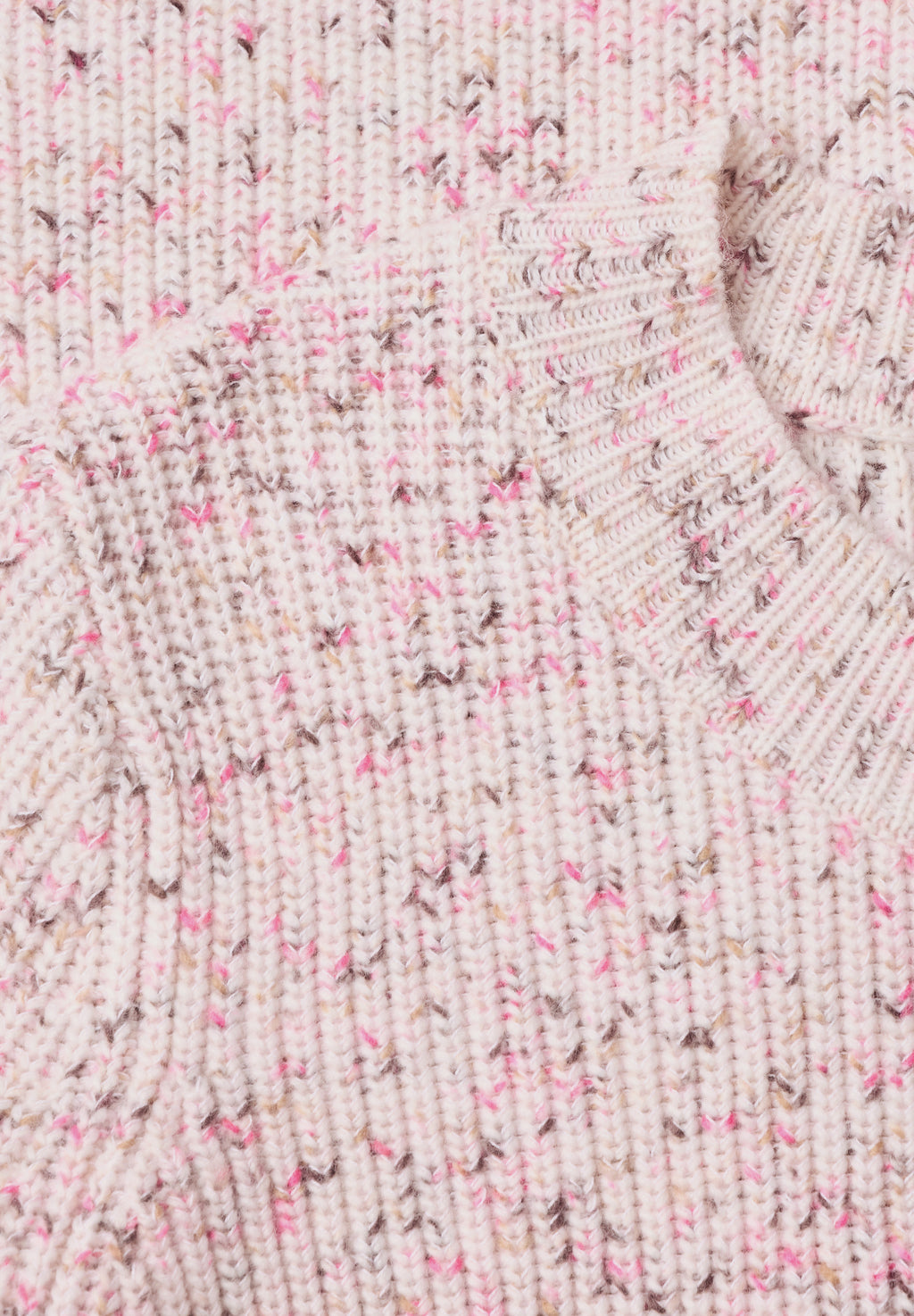 Pullover mit Rundhals und Space Dye Muster von Cecil
