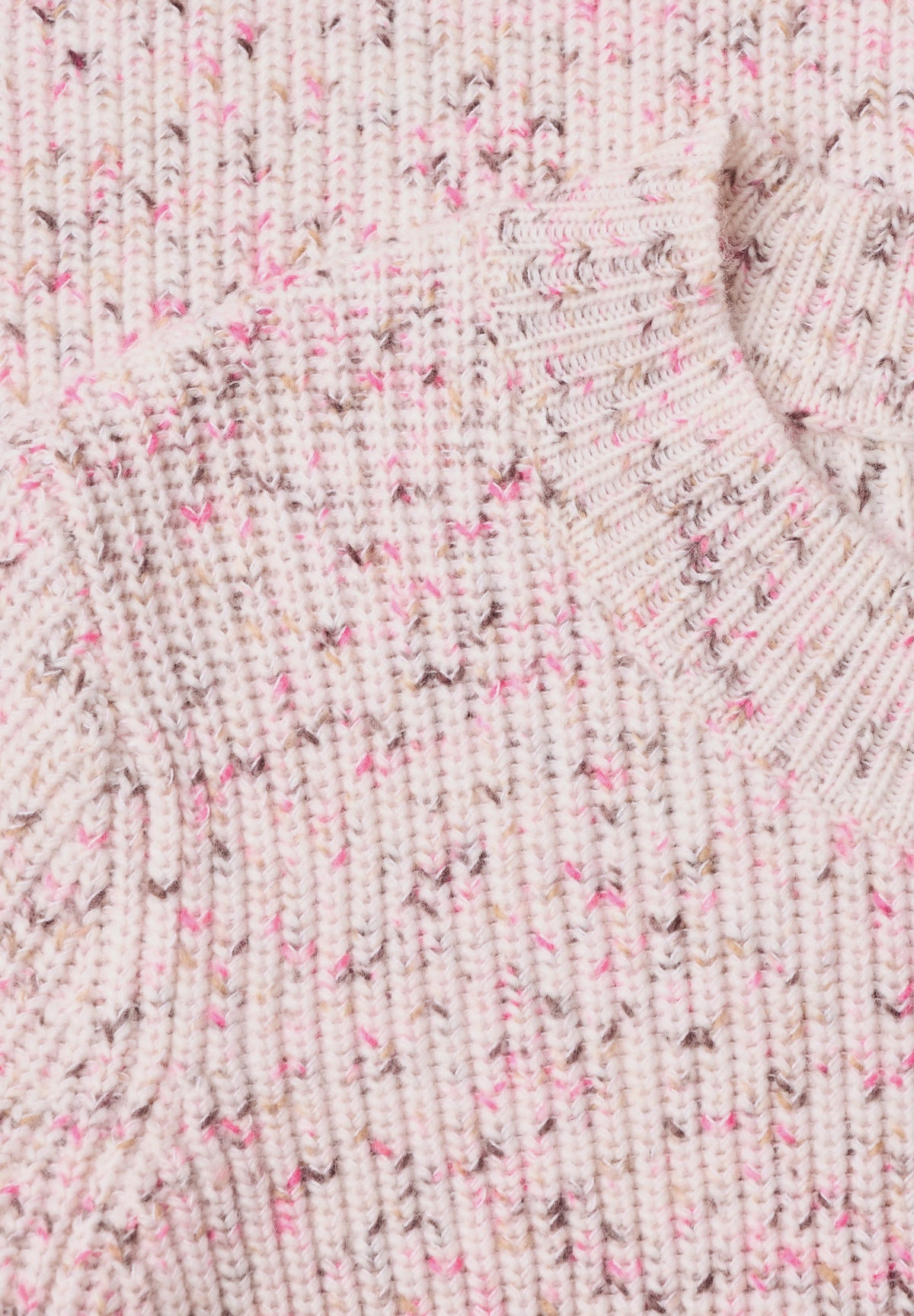 Pullover mit Rundhals und Space Dye Muster von Cecil