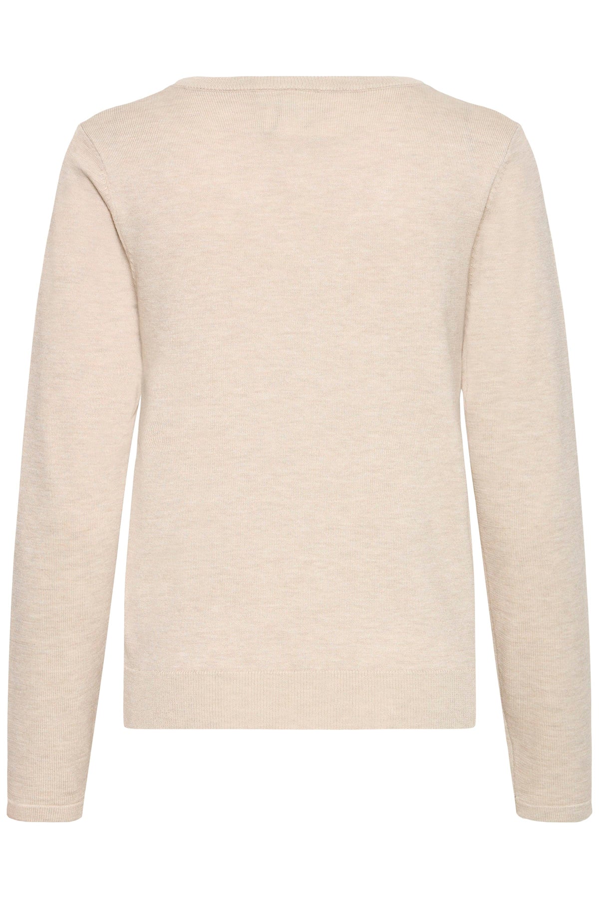 Feinstrick-Pullover mit V-Ausschnitt von ICHI