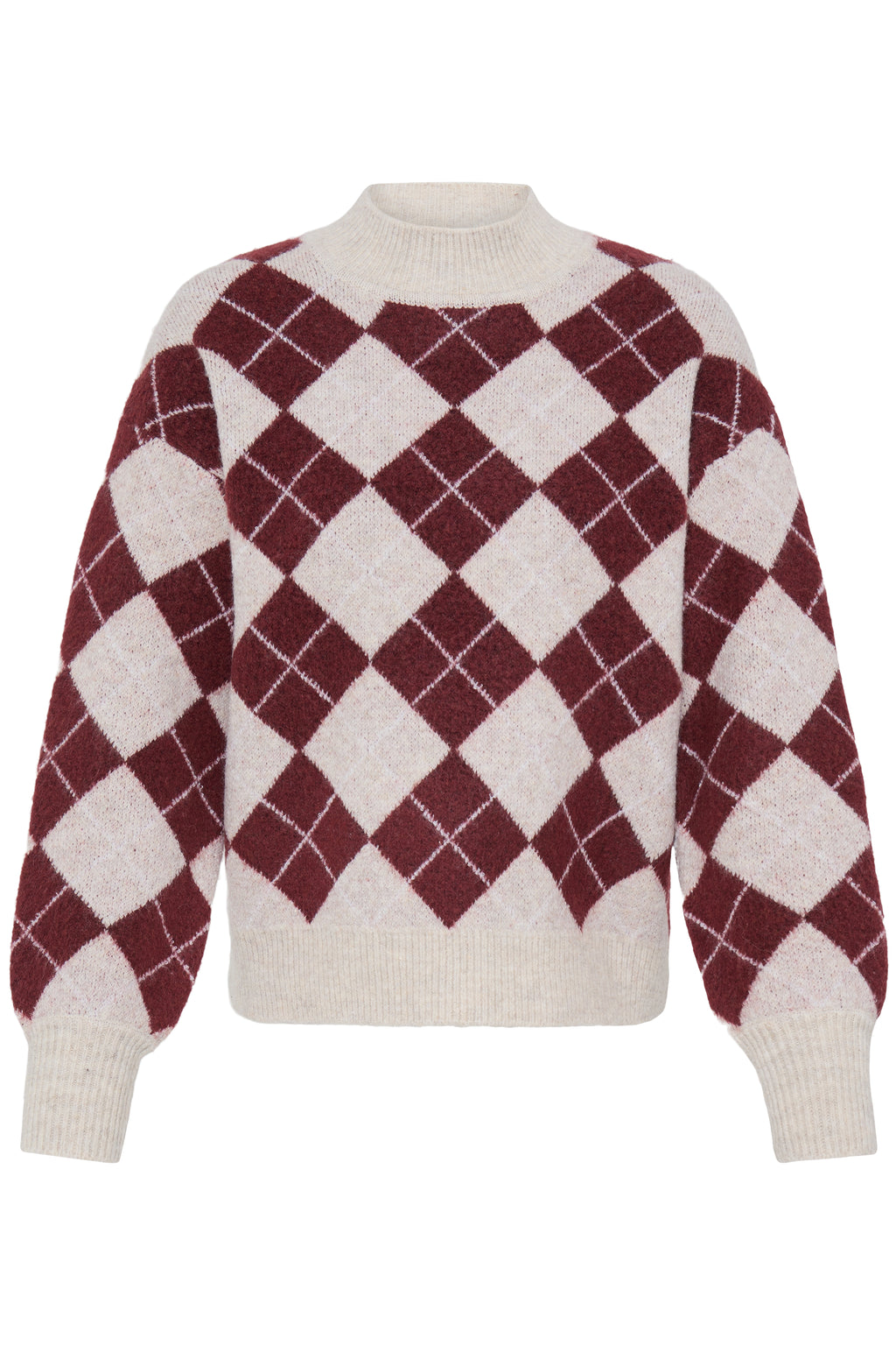 Strickpullover Edeen mit Rautenmuster von ICHI