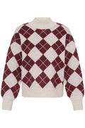 Strickpullover Edeen mit Rautenmuster von ICHI