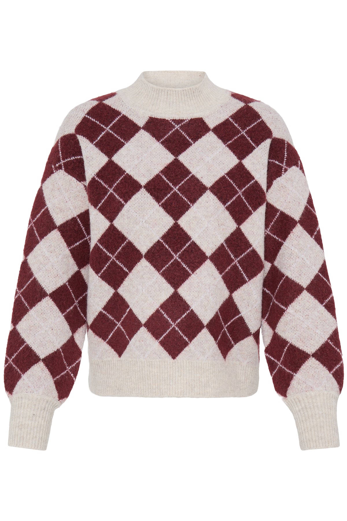Strickpullover Edeen mit Rautenmuster von ICHI