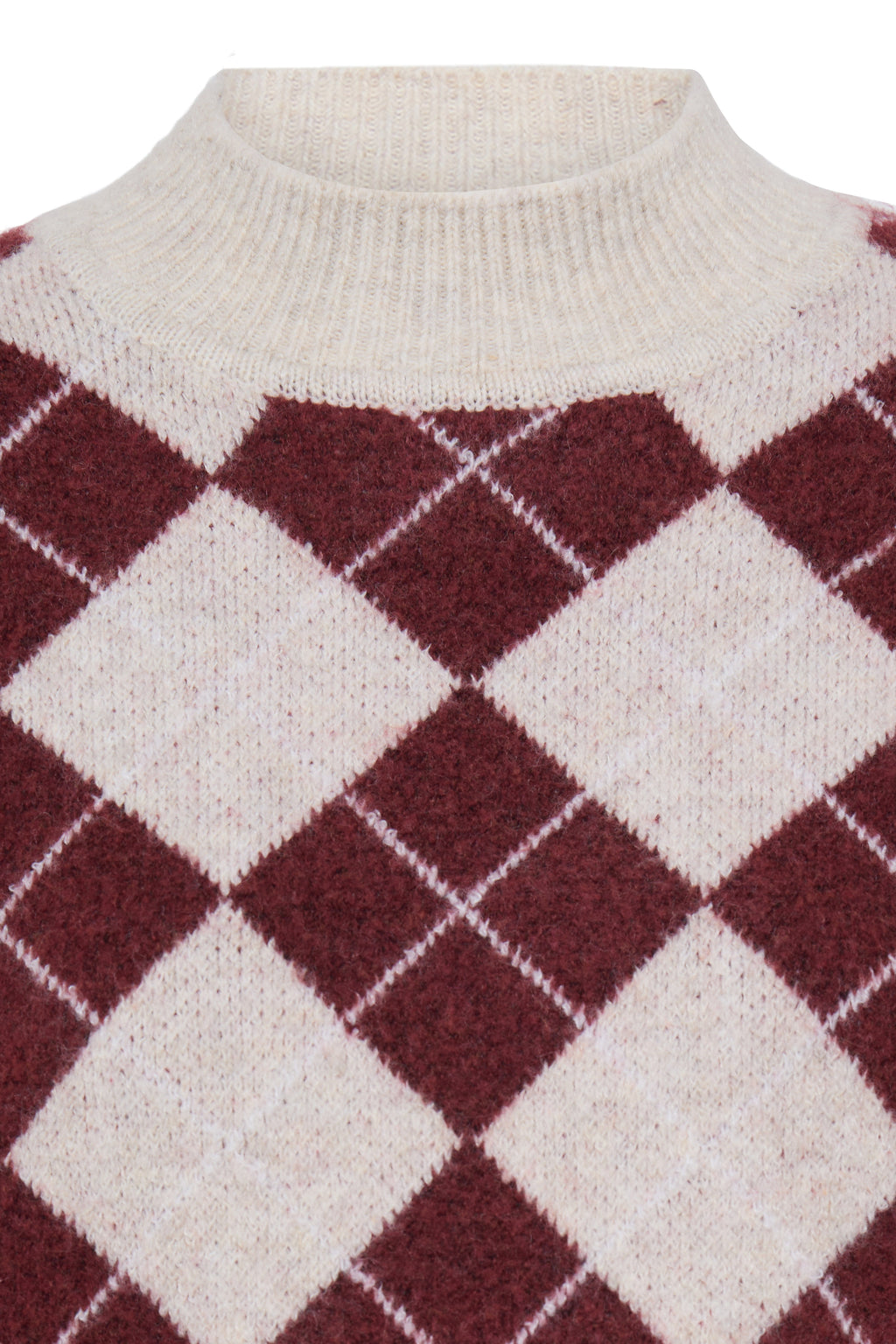 Strickpullover Edeen mit Rautenmuster von ICHI