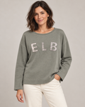 Sweatshirt Aleah mit Schriftzug von Elbsand