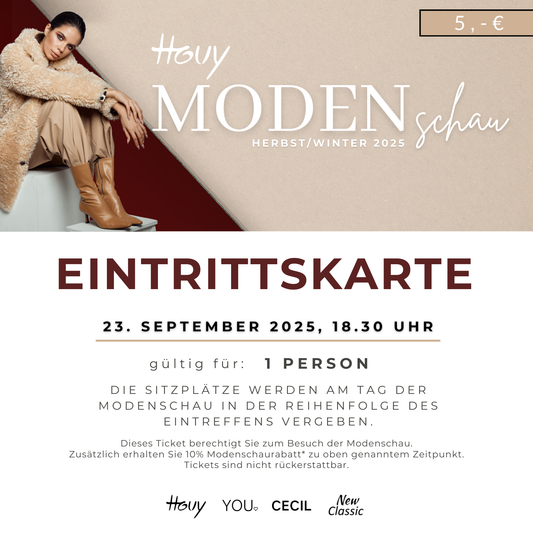 Tickets Modenschau HW2025