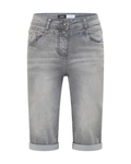 Straight Leg Jeansshorts im Slim Fit