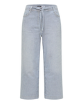 Wide Flared Leg Jeans mit Streifen
