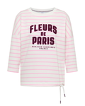 3/4-Arm Shirt mit Wording Artwork