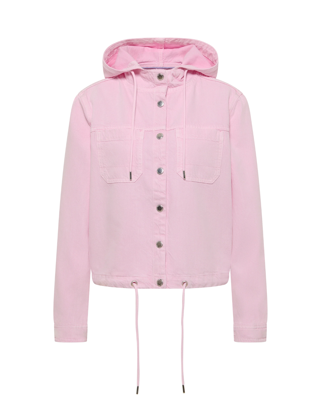 Overshirt mit Kapuze und Tunnelzug