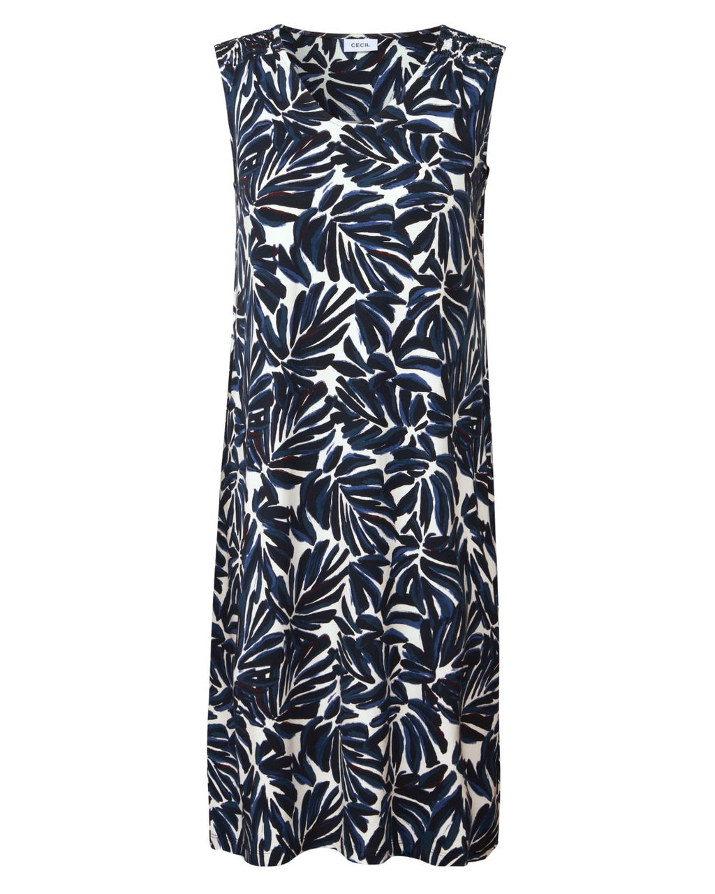 Gemustertes Jersey-Kleid