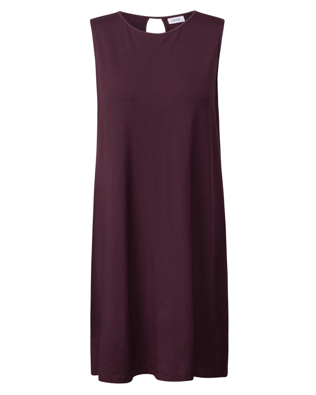Ärmelloses Jersey-Kleid