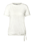 Strukturshirt mit Lochmuster