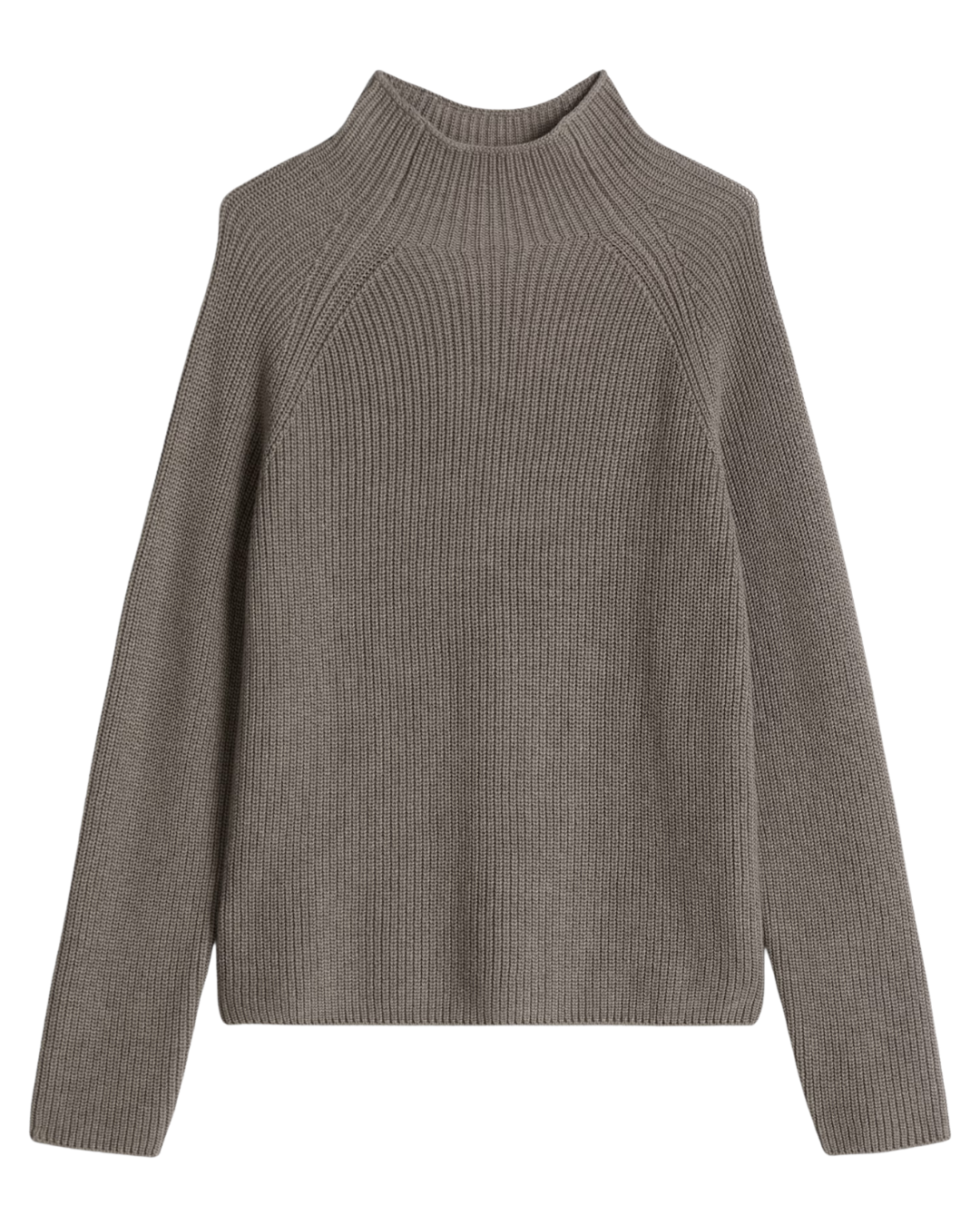 Strickpullover mit Mock-Neck und Halbpatent von Marc O'Polo
